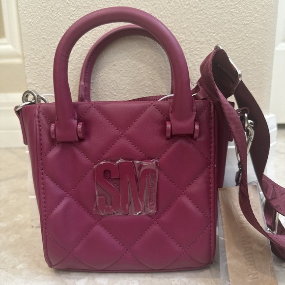 NWT Steve Madden Cranberry Purple Bbabi Viral Tiktok‎ Guitar Strap Crossbody Bag - Picture 3 of 16